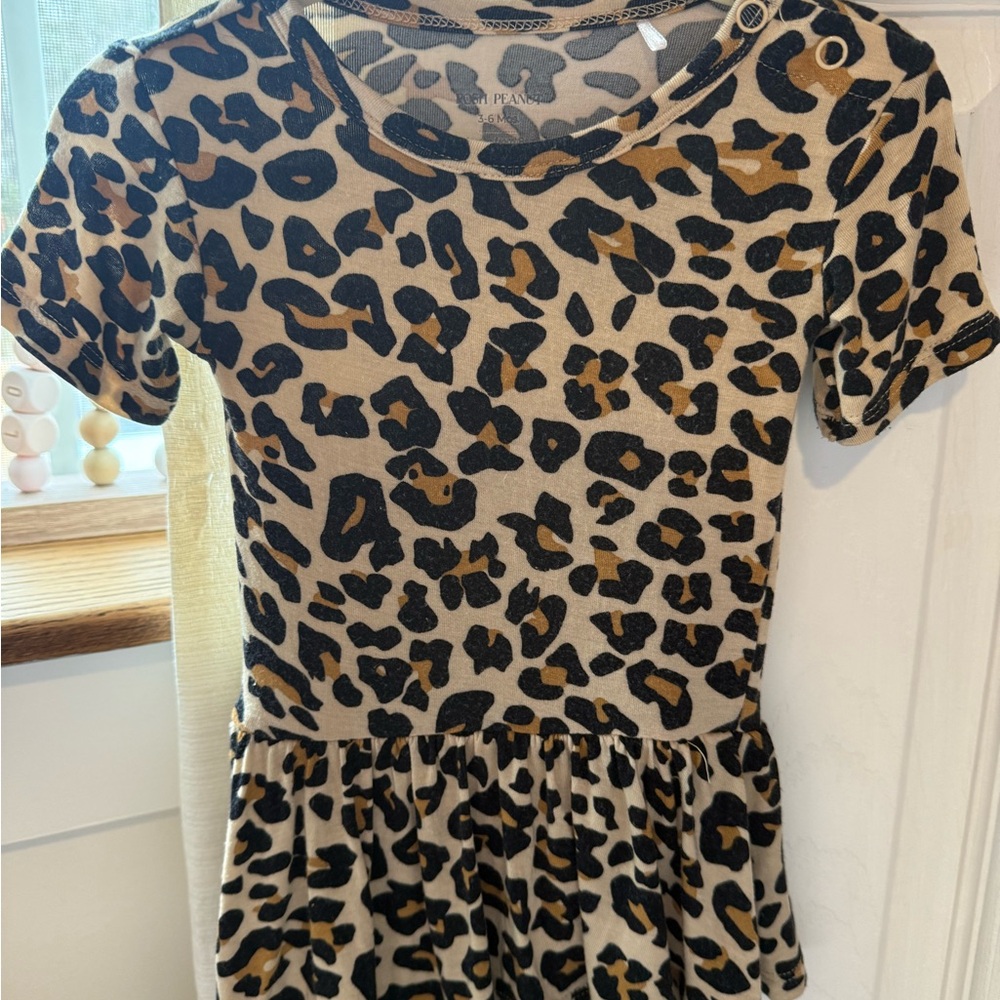Leopard Print Kids Dress